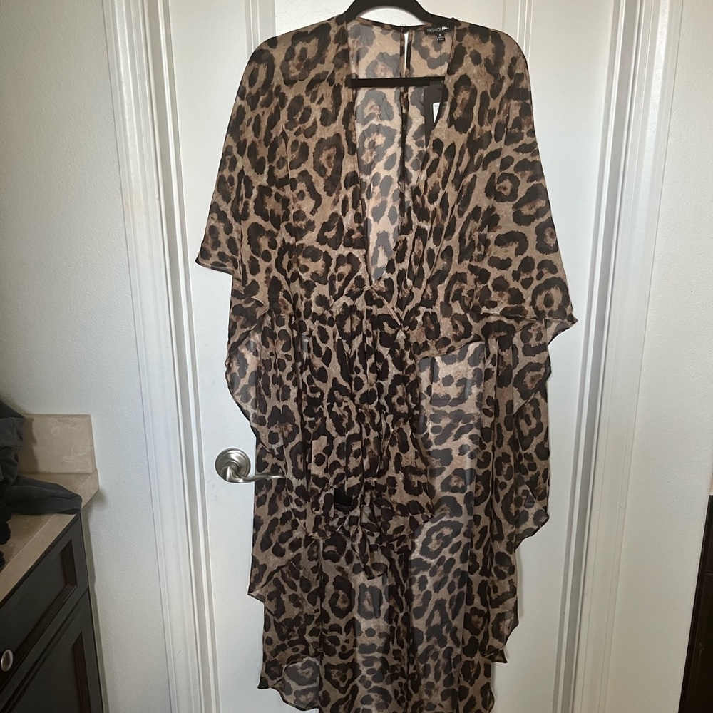 Leopard romper
